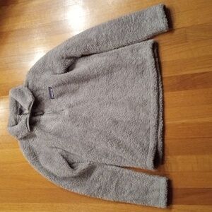 Patagonia Gray Quarter Zip Pullover Sweatshirt Women's small Gorpcore
